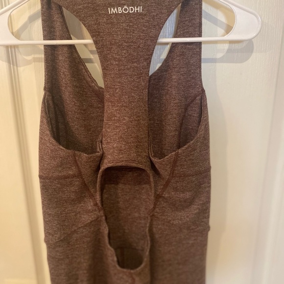 Imbodhi Women's Heather Brown Jumpsuit Bodysuit XL - Picture 4 of 5